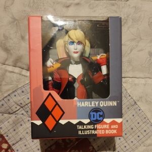 Harley Quinn Talking Figure And Illustrated Book